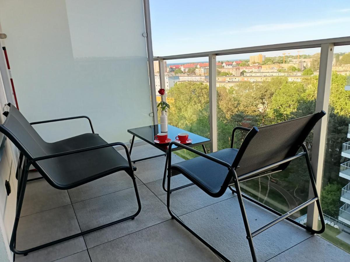 Nowoczesny Apartament Z Widokiem Na Morze Daire Gdansk Dış mekan fotoğraf